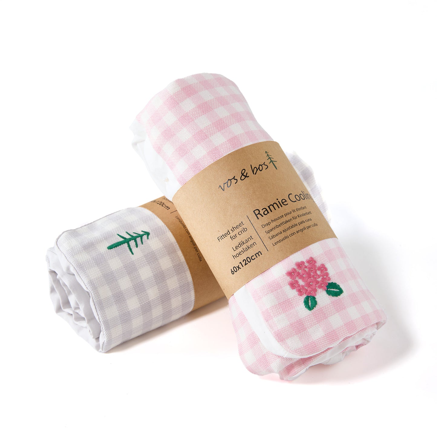 Koel Ramie Hoeslaken | Petal Pink