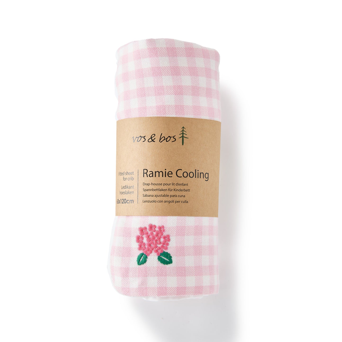 Koel Ramie Hoeslaken | Petal Pink