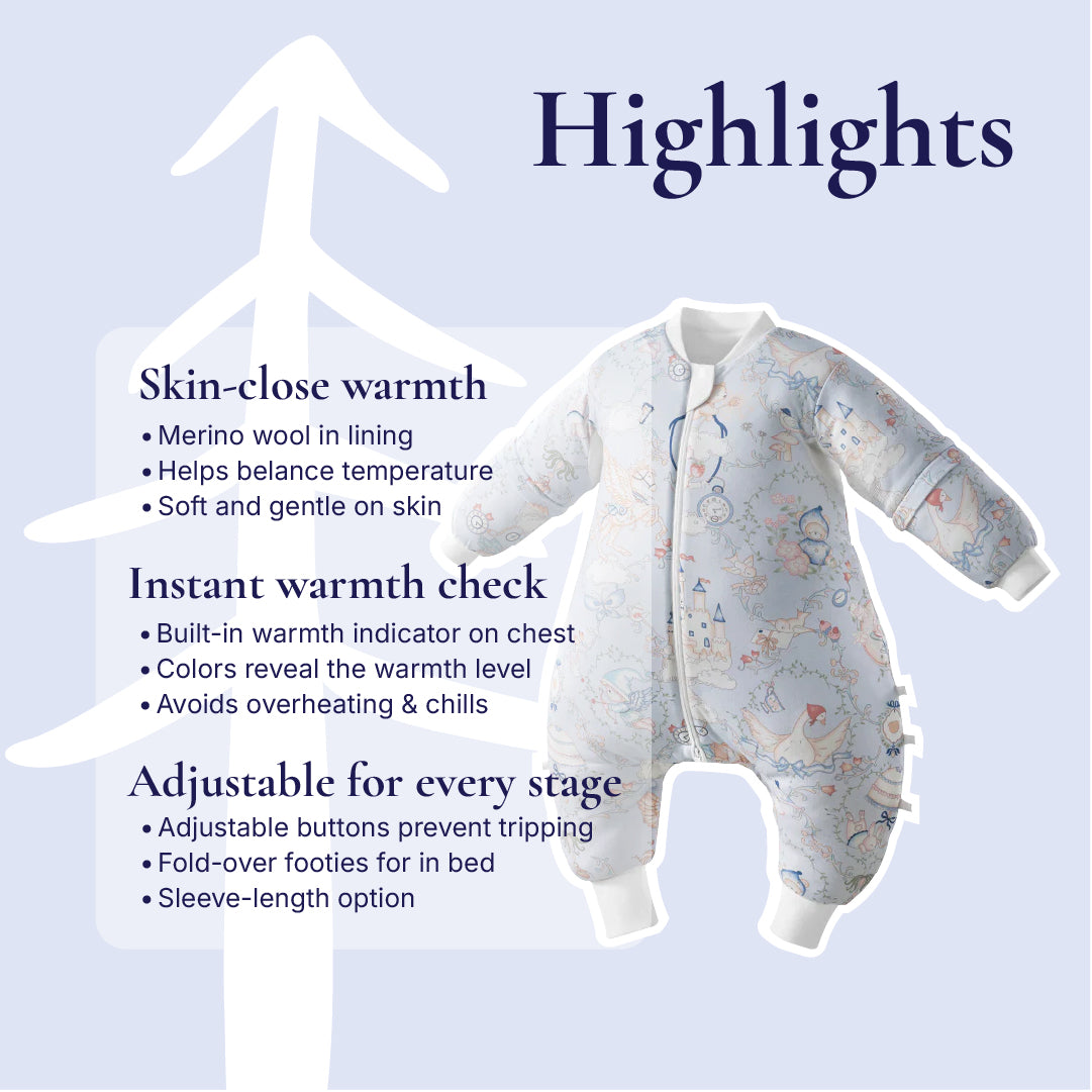 vosbos-bamboo-wool-sleepsuit-dream-castle-highlight