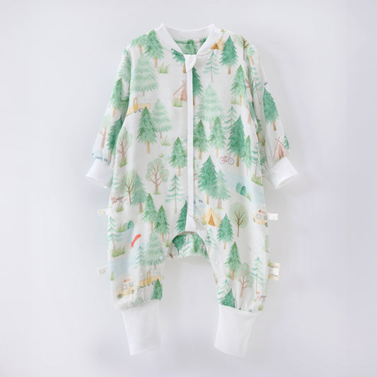 Lite Bamboe Slaapzak met Benen | Into the Woods | 1.0 TOG