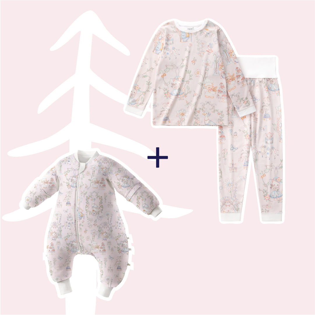 vosbos banquet pajama sleepsuit bundle