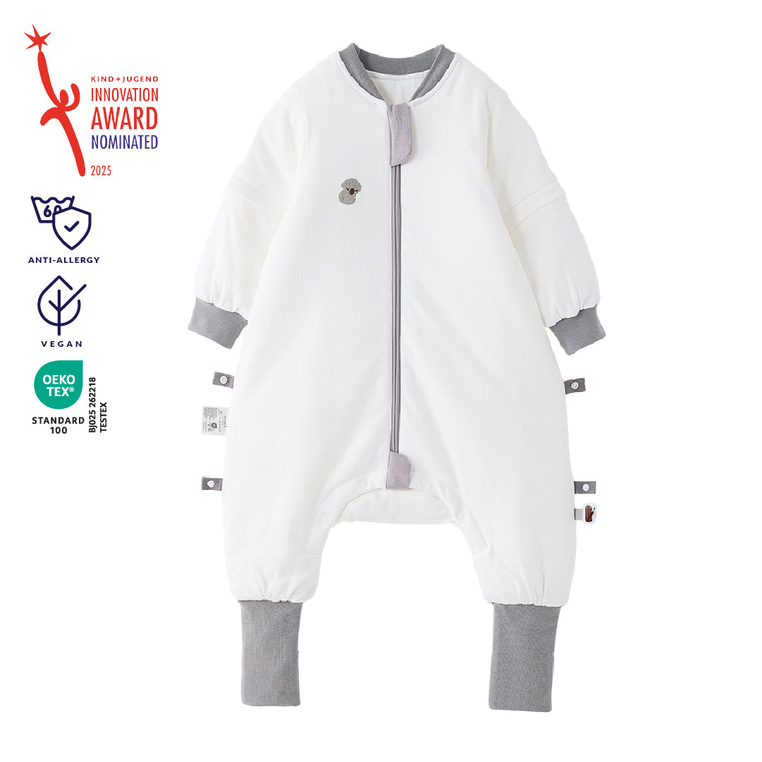 PureGlow Undyed Sleep Suit | Grey Koala | 2.0TOG