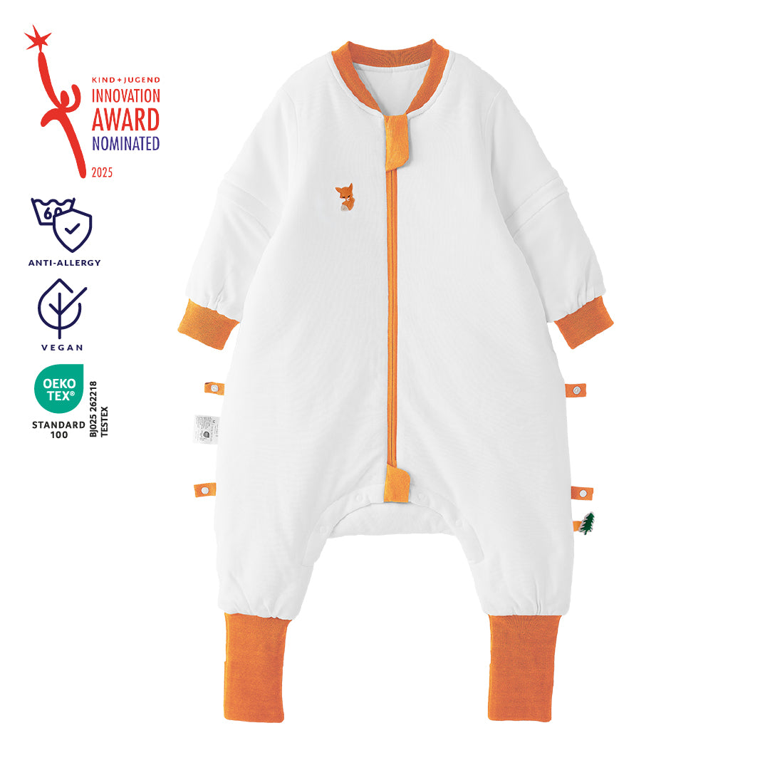 PureGlow Undyed Sleep Suit | Orange Fox | 2.0TOG
