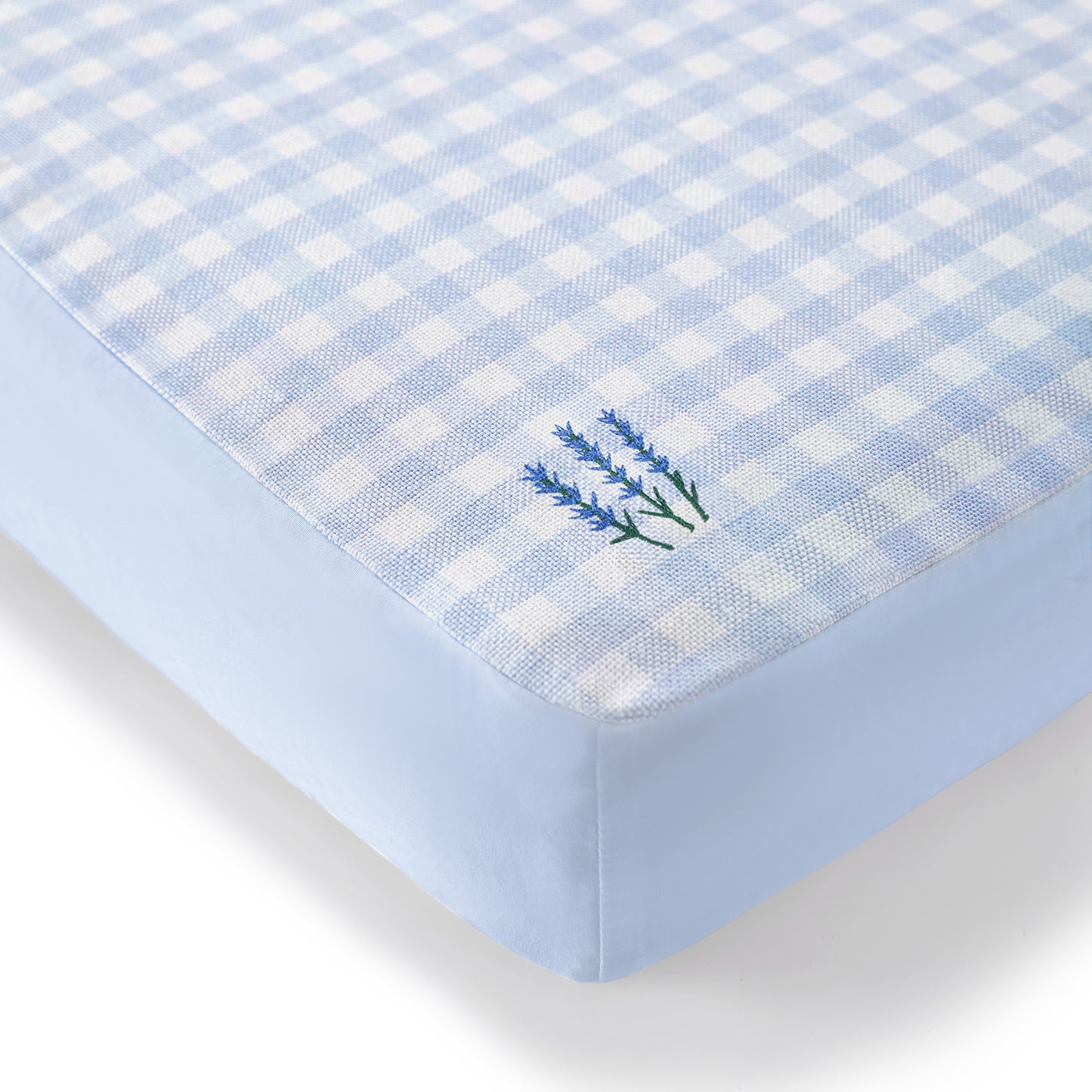 Kühlendes Ramie-Spannbettlaken | Lavendelblau