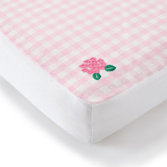 Koel Ramie Hoeslaken | Petal Pink