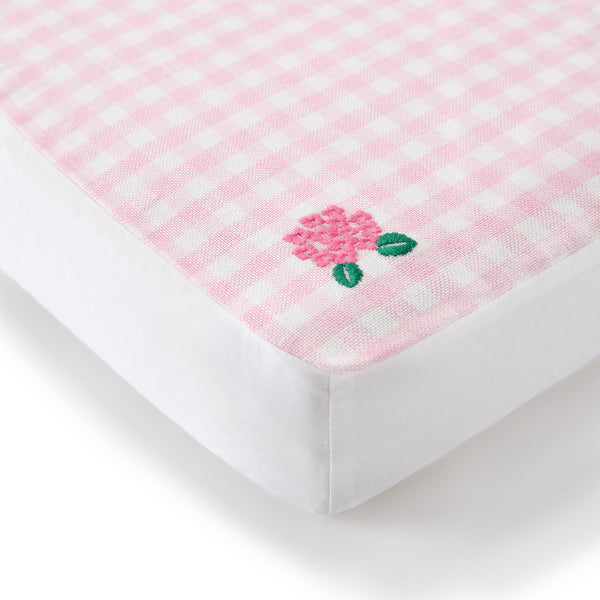Cooling Ramie Fitted Sheet | Petal Pink